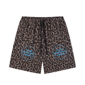 Unisex Heavyweight Leopard Drawstring Shorts - UB0037-C001-V2