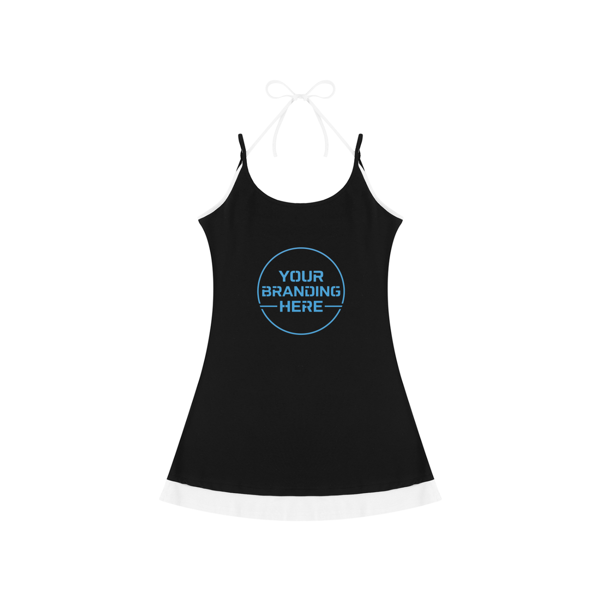 Women’s Color Block Sleeveless Dress - WO0007-O001-V2
