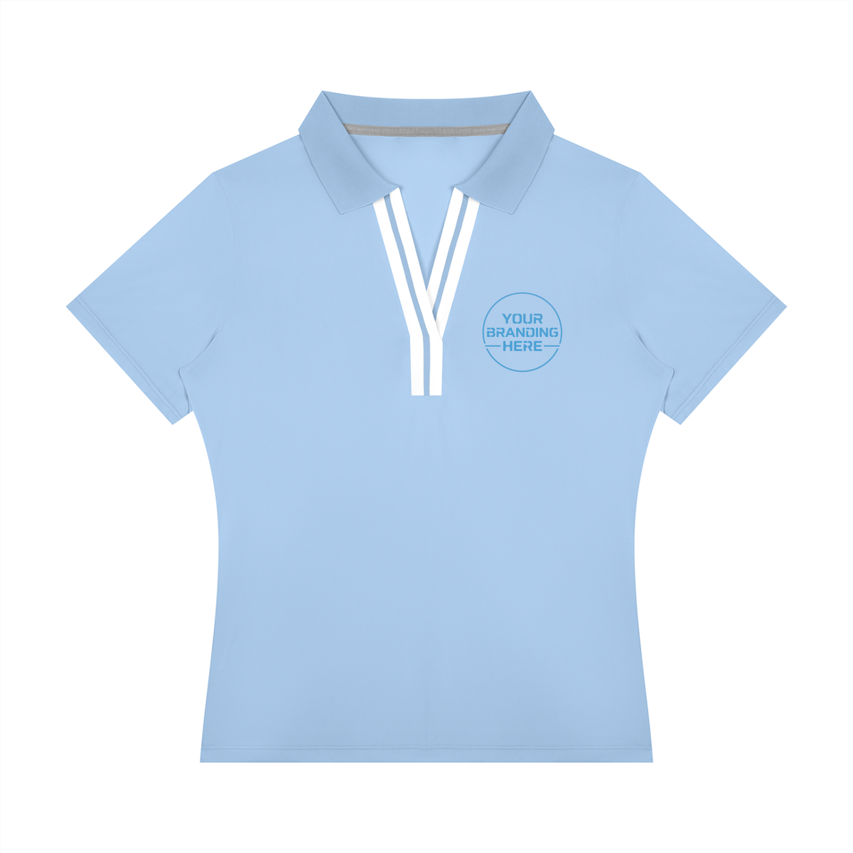 Women’s Color Block Polo Shirt - WT0233-O001-V2