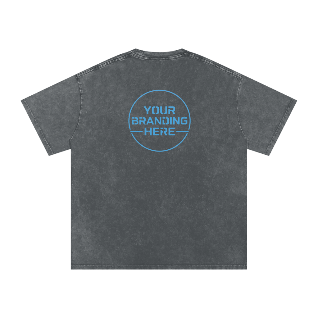 Snow Washed Oversized Cotton T-Shirt - R00037-C001-V14