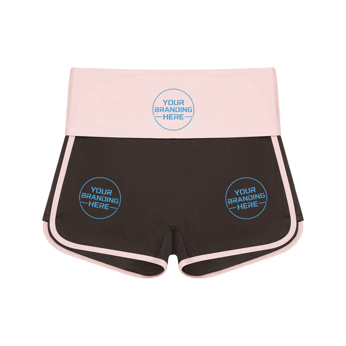 Women’s Color Block Yoga Shorts - WB0105-P001-V2