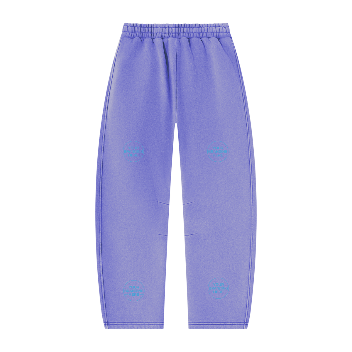 Unisex Vintage Wash Barrel Leg Fleece Sweatpants - UB0071-P001-V3