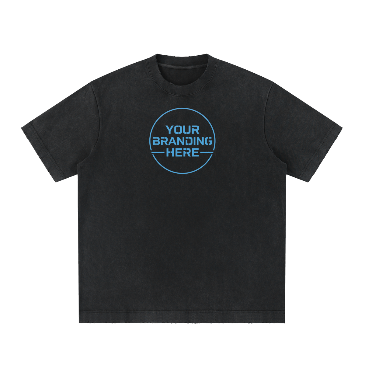 Heavyweight Vintage Washed Frayed T-Shirt - RT0022-C001-V8