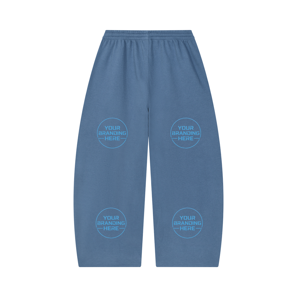 Unisex Waffle Barrel Leg Pants - UB0058-P001-V2