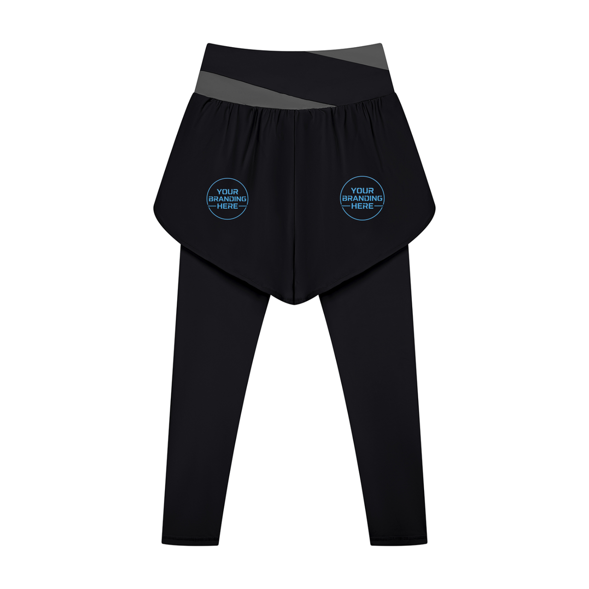 Women's Paneled High Waisted Yoga Leggings - WB0101-P001-V2