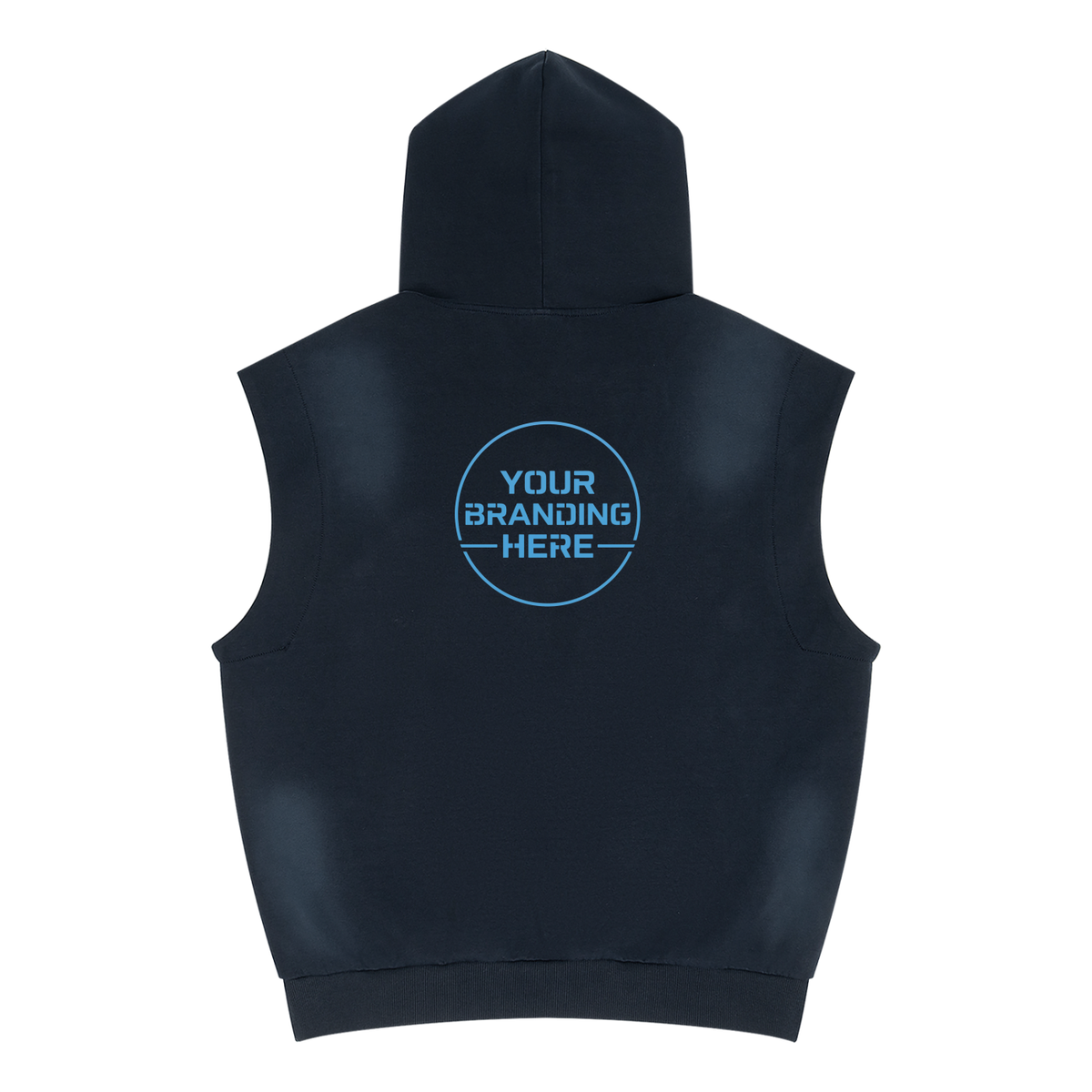 Unisex Vintage Wash Sun Fade Sleeveless Hoodie - UT0174-P001-V2