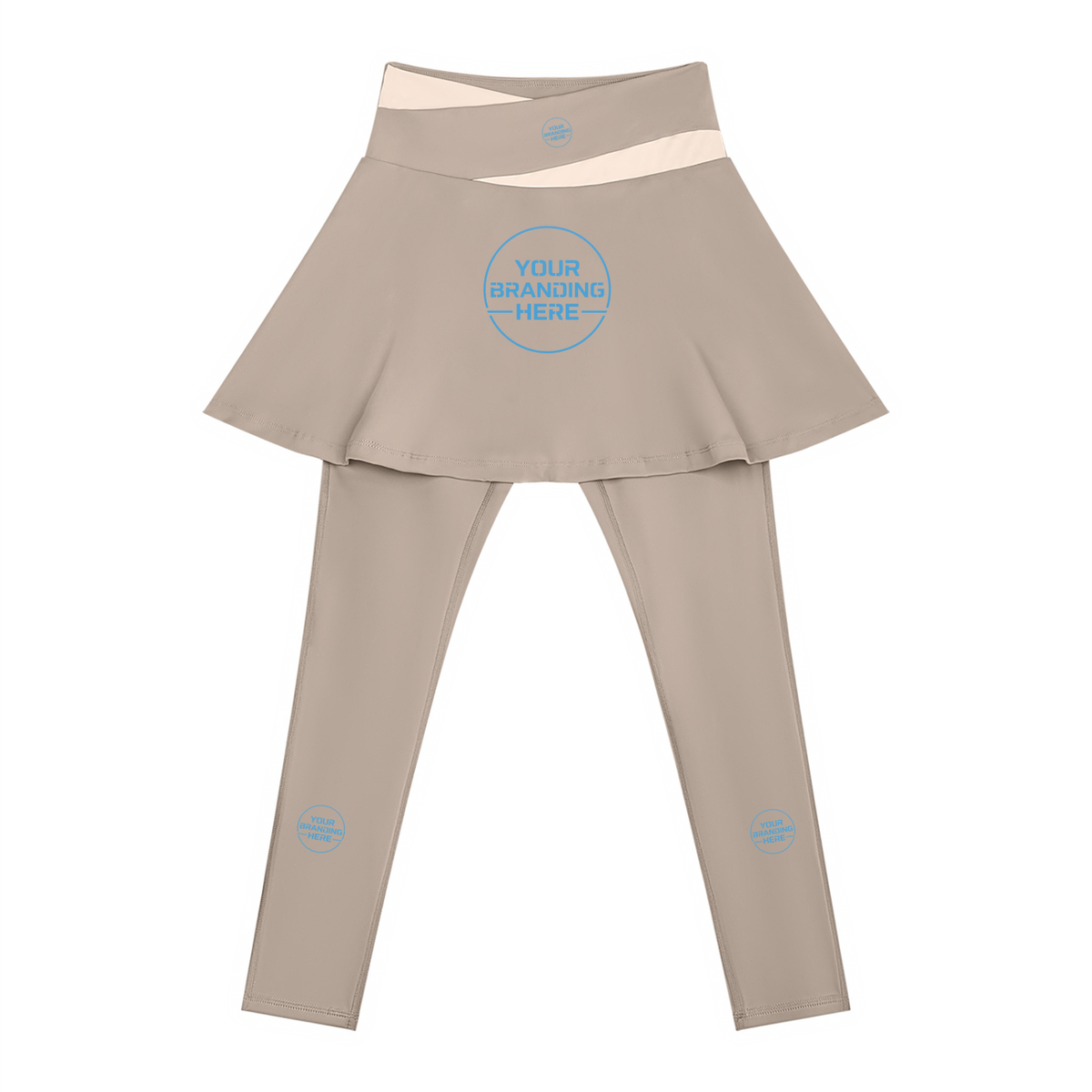 Women's Yoga Panelled Skorts - WB0093-P001-V2