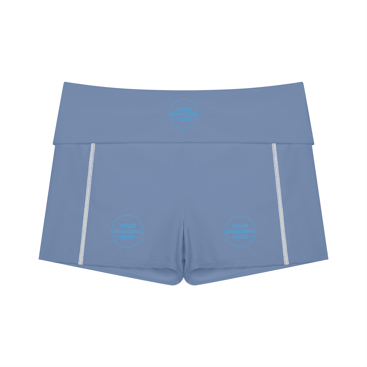 Women's High Waisted Yoga Biker Shorts - WB0098-O001-V2