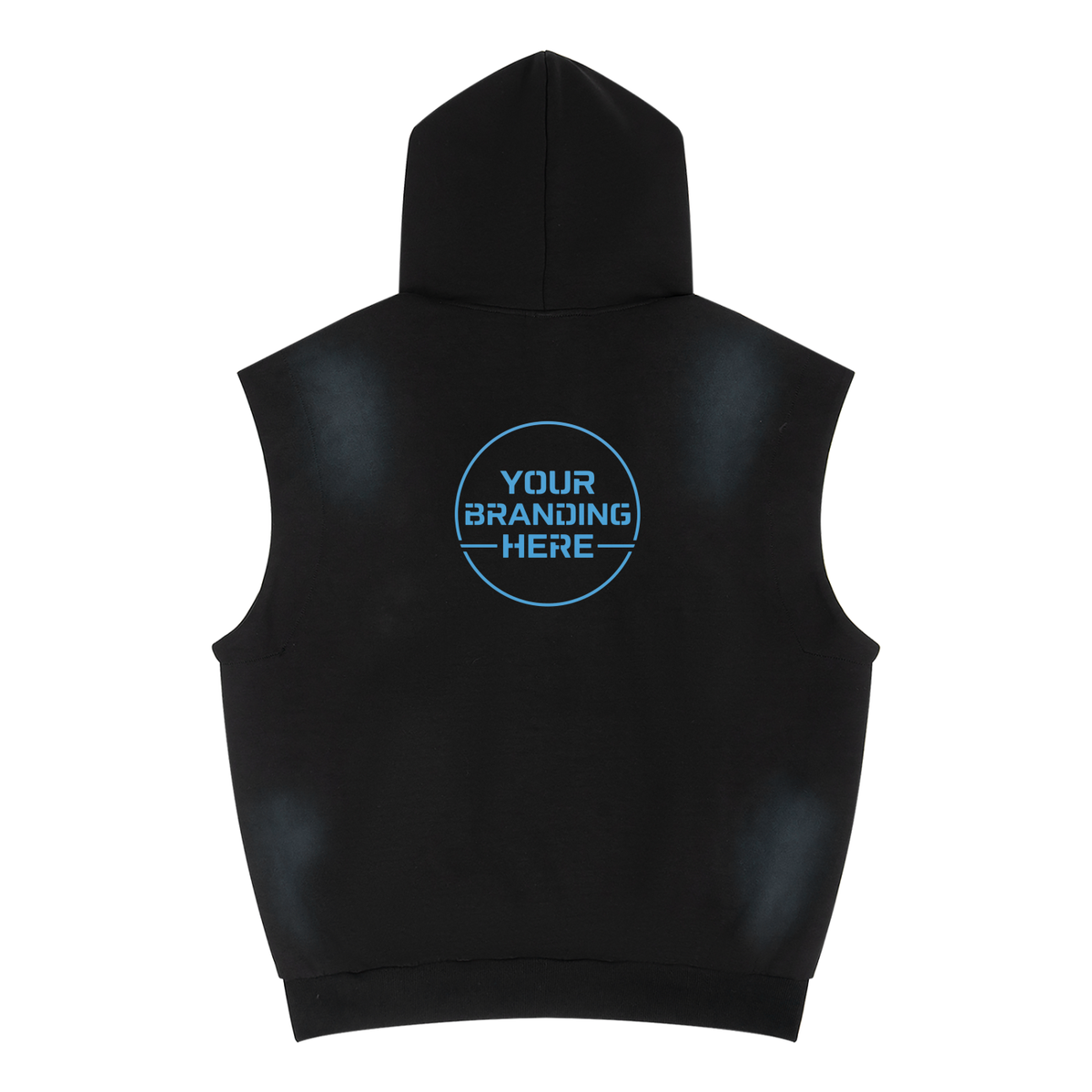 Unisex Vintage Wash Sun Fade Sleeveless Hoodie - UT0174-P001-V2