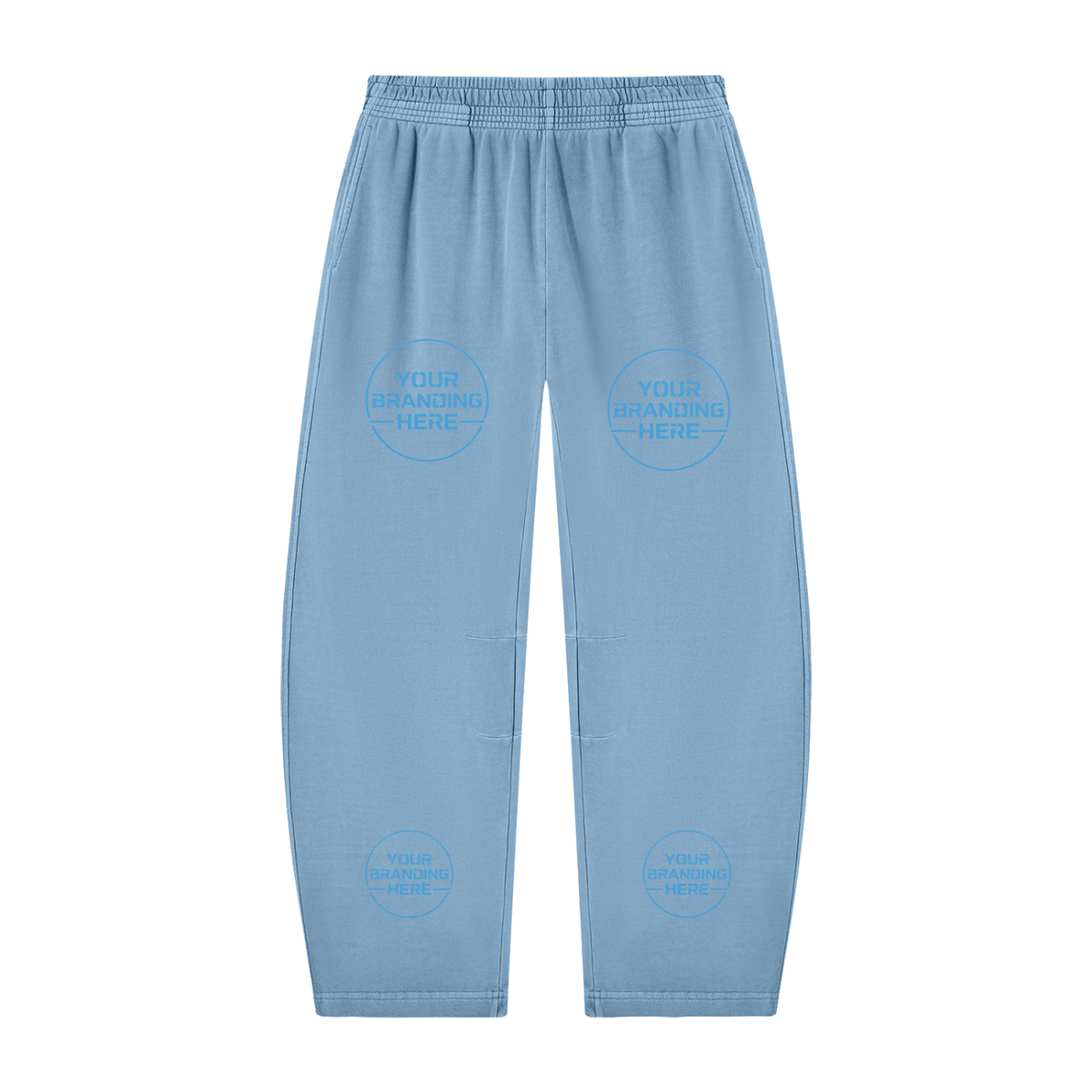 Unisex Vintage Washed Barrel Leg Sweatpants - UB0059-C001-V2