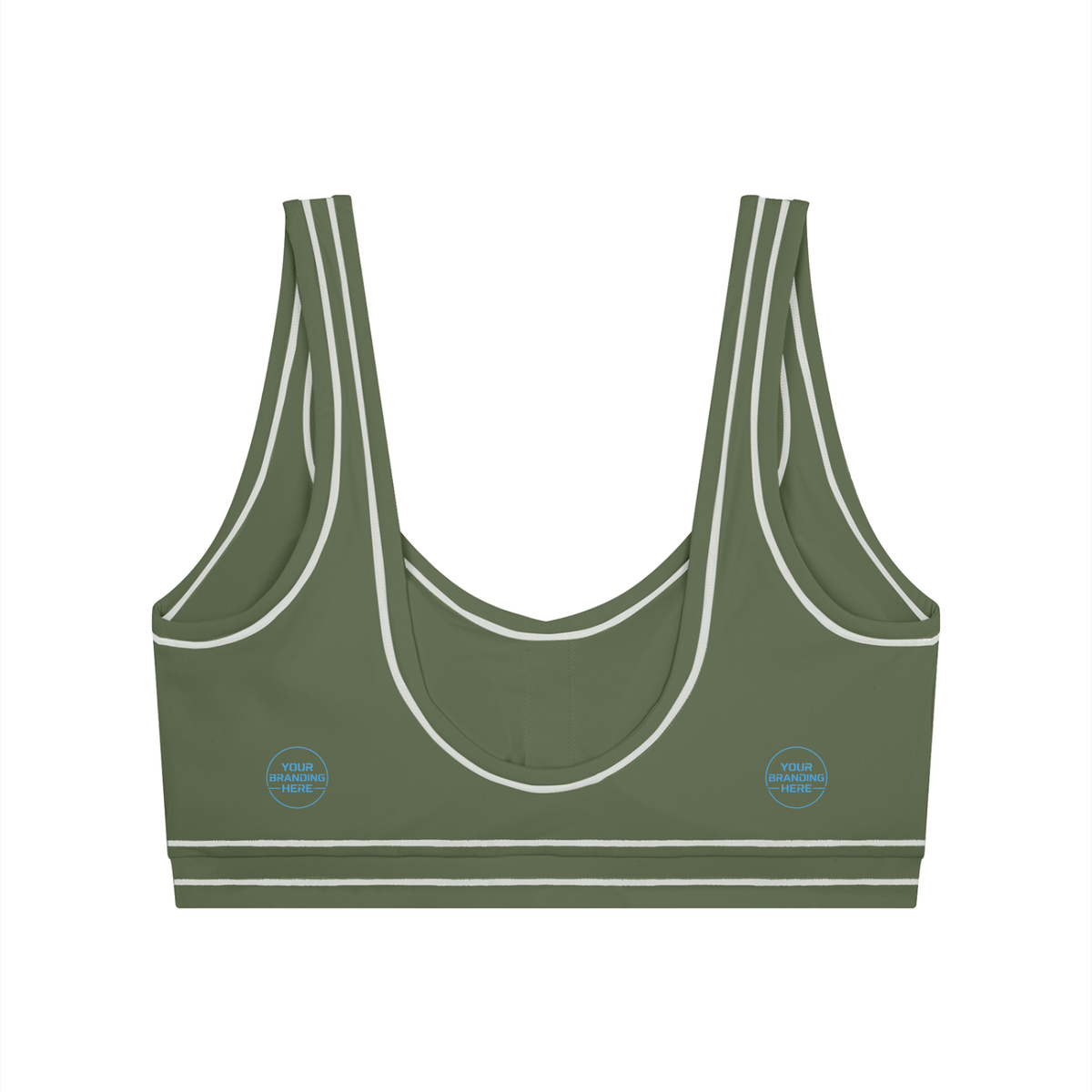 Women’s Topstitching Yoga Sports Bra - WT0179-O001-V2