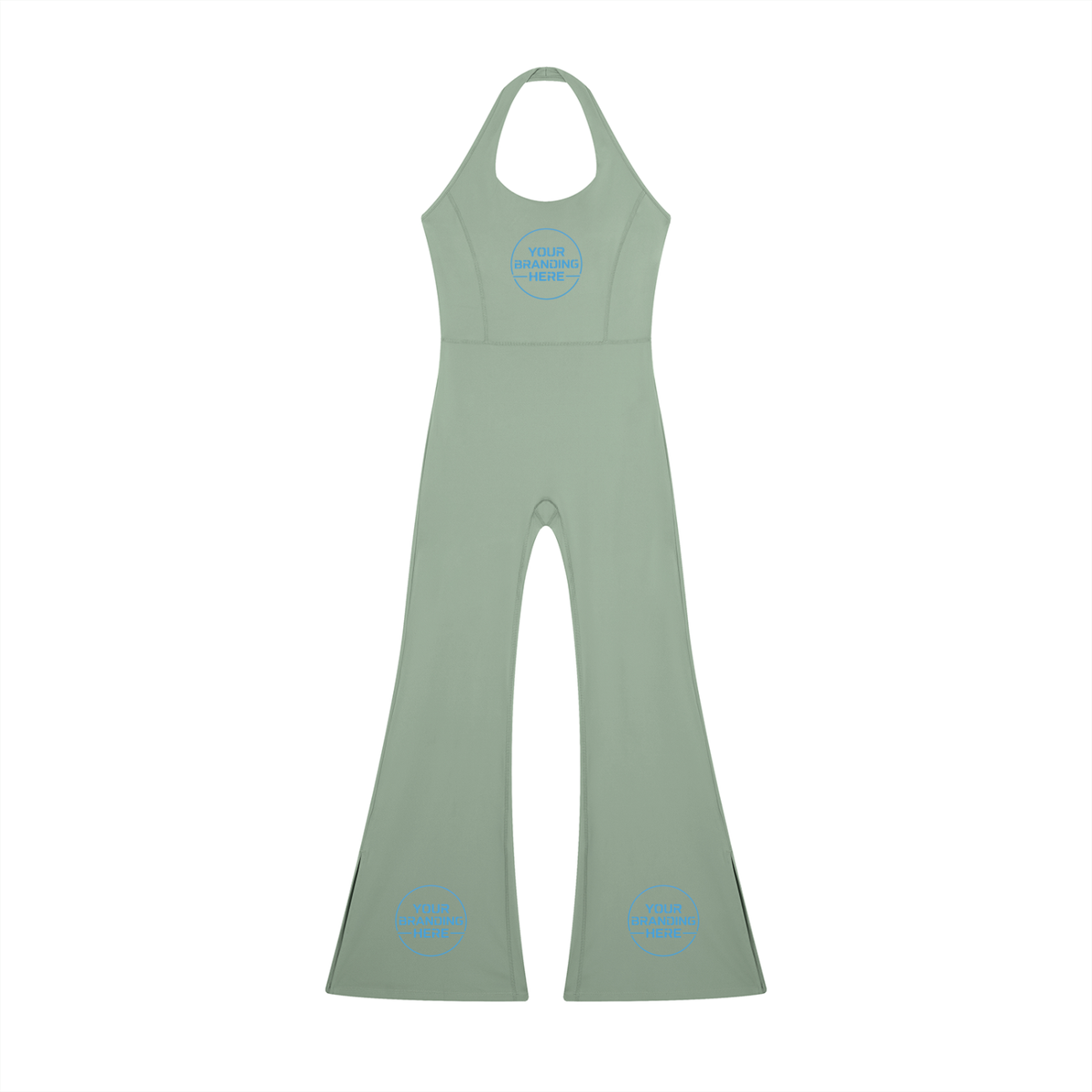 Women’s Halter Flared Jumpsuit - WO0013-P001-V2
