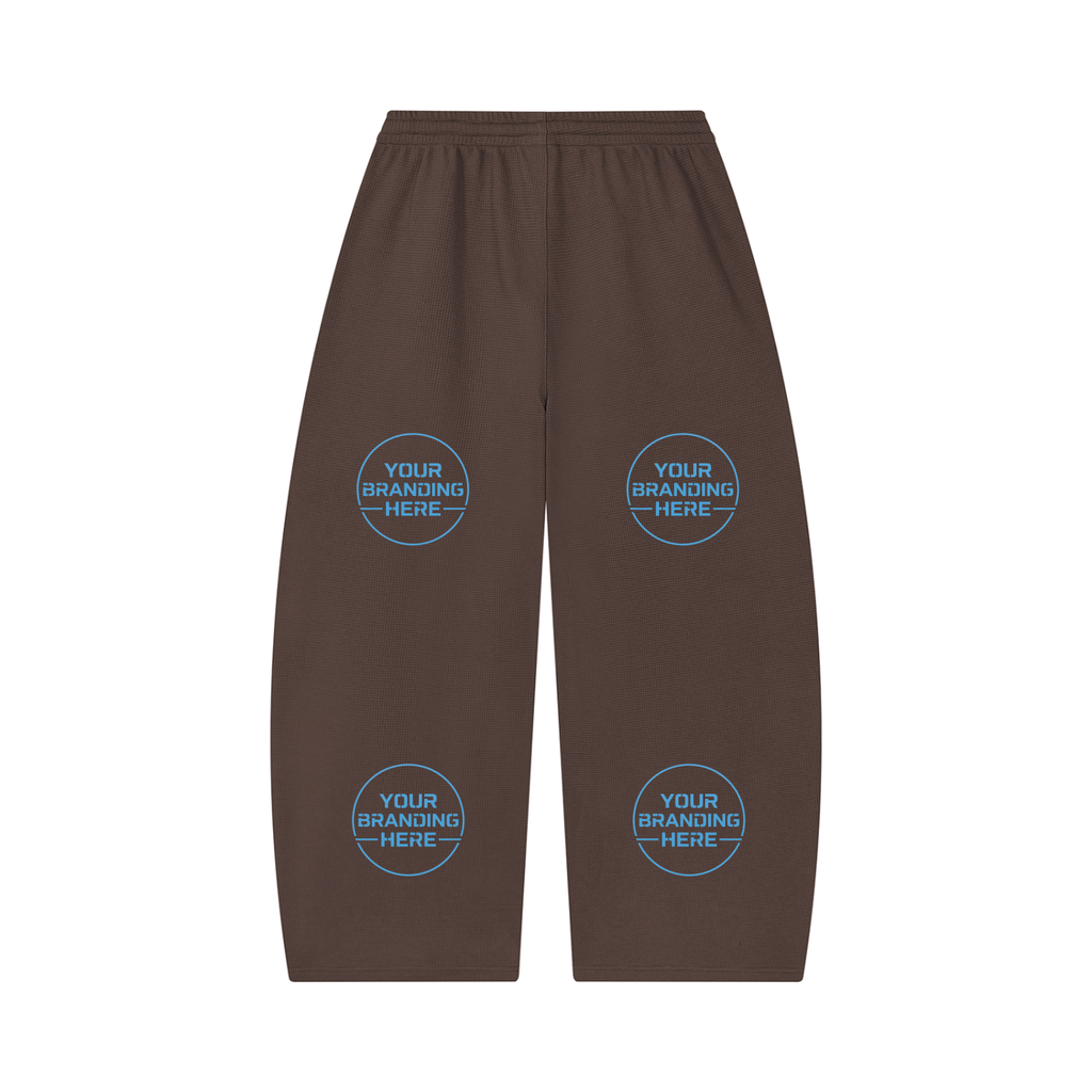Unisex Waffle Barrel Leg Pants - UB0058-P001-V2