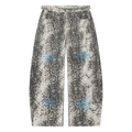 Men's Snake Print Barrel Leg Pants - MT0057-C001-V2
