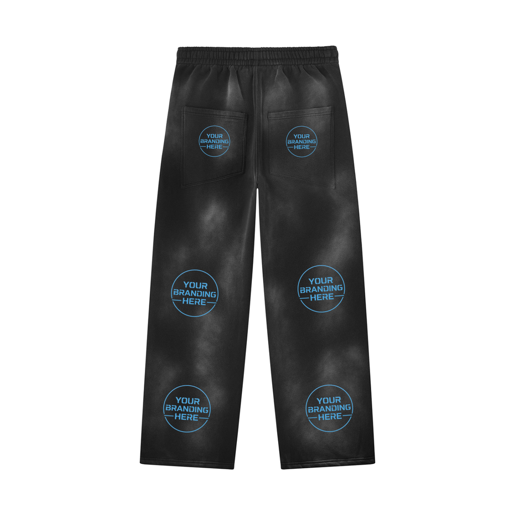 Unisex Sunfade Wide Leg Fleece Sweatpants - UB0044-P001-V2