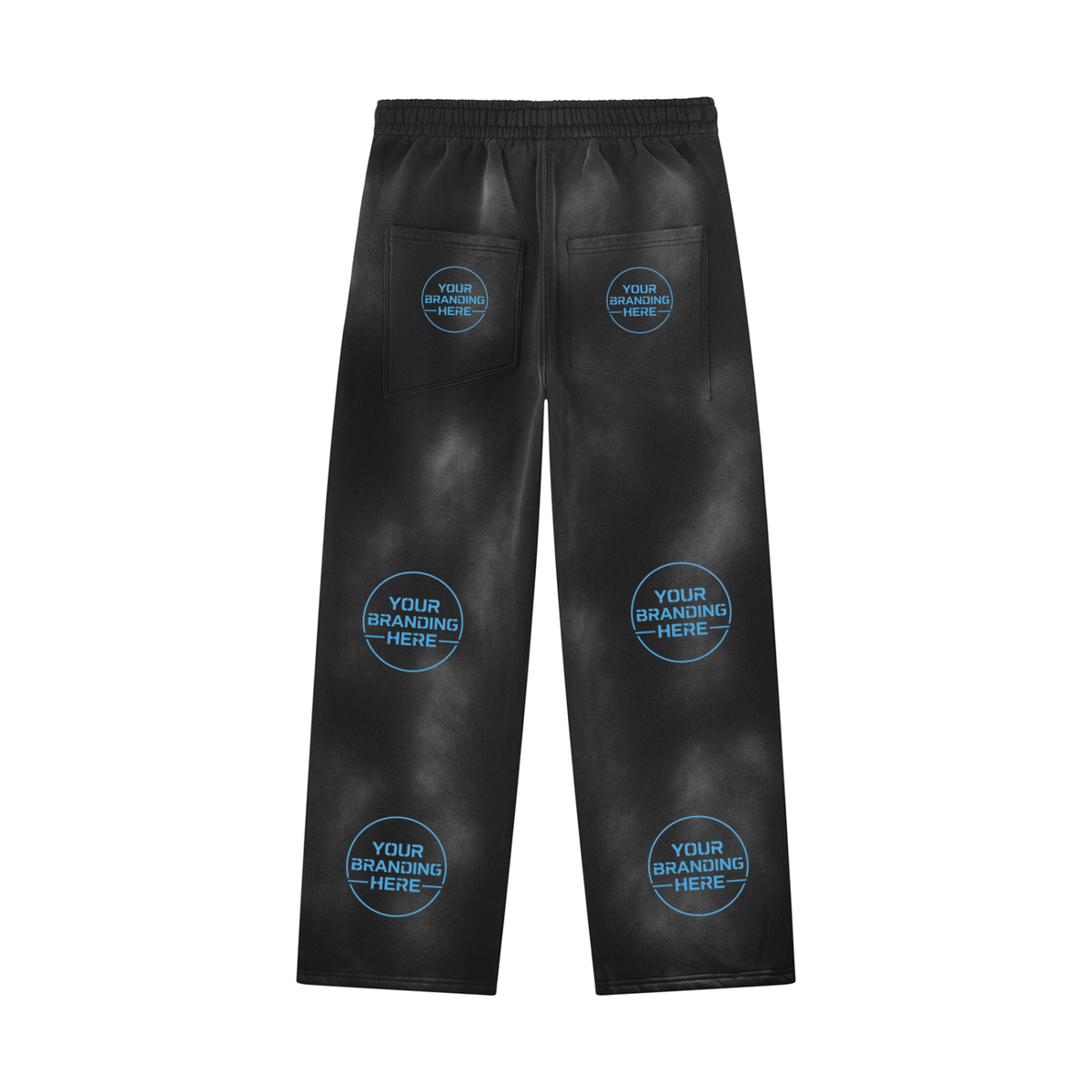 Unisex Sunfade Wide Leg Fleece Sweatpants - UB0044-P001-V2