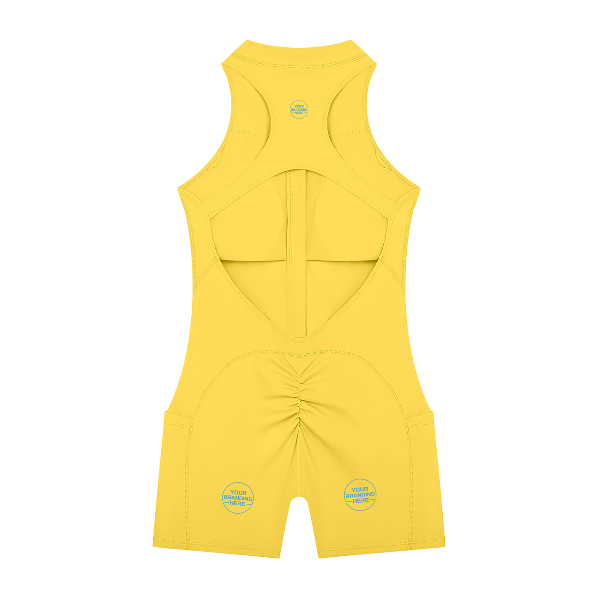 Women’s Quarter-Zip Yoga Romper - WB0076-O001-V2