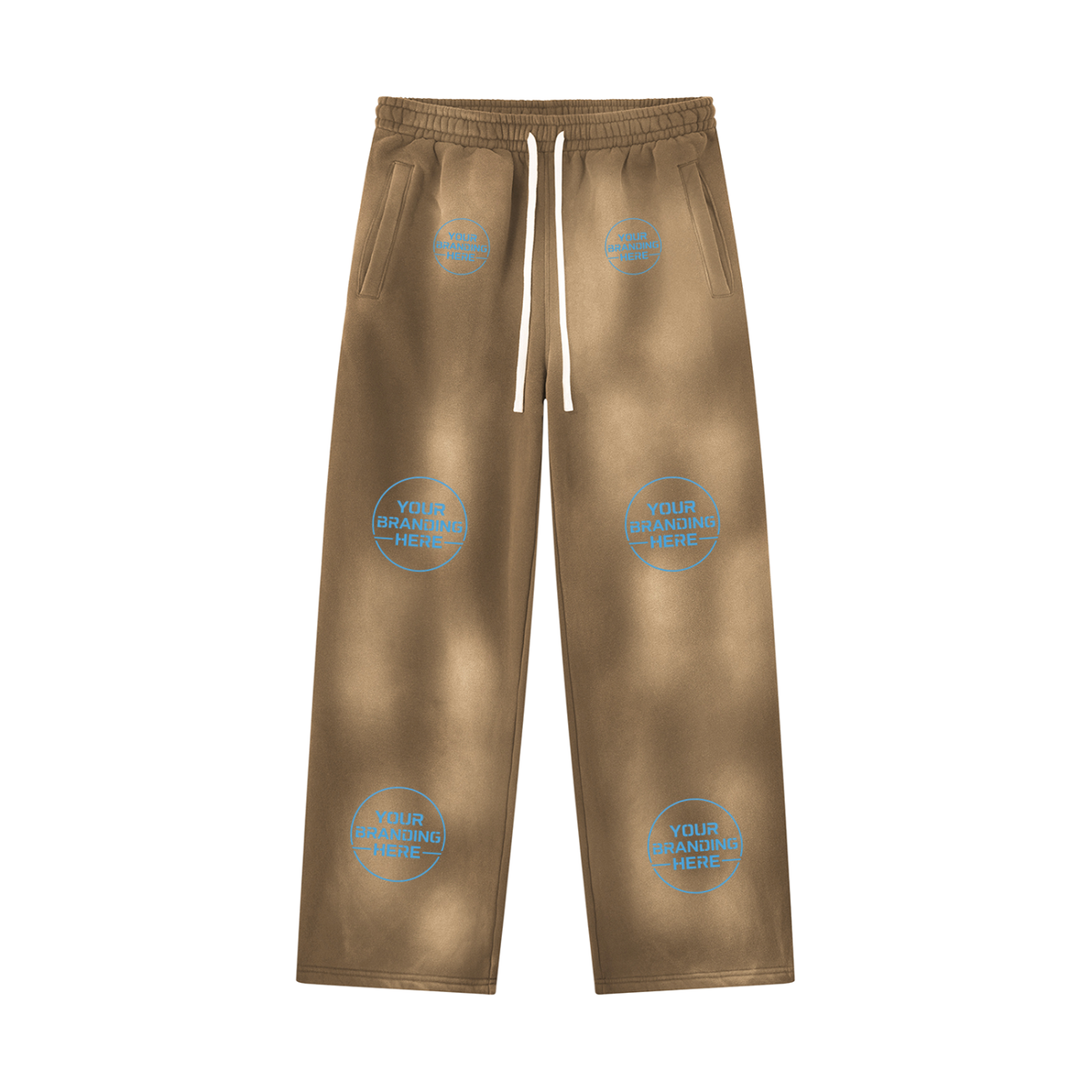 Unisex Sunfade Wide Leg Fleece Sweatpants - UB0044-P001-V2