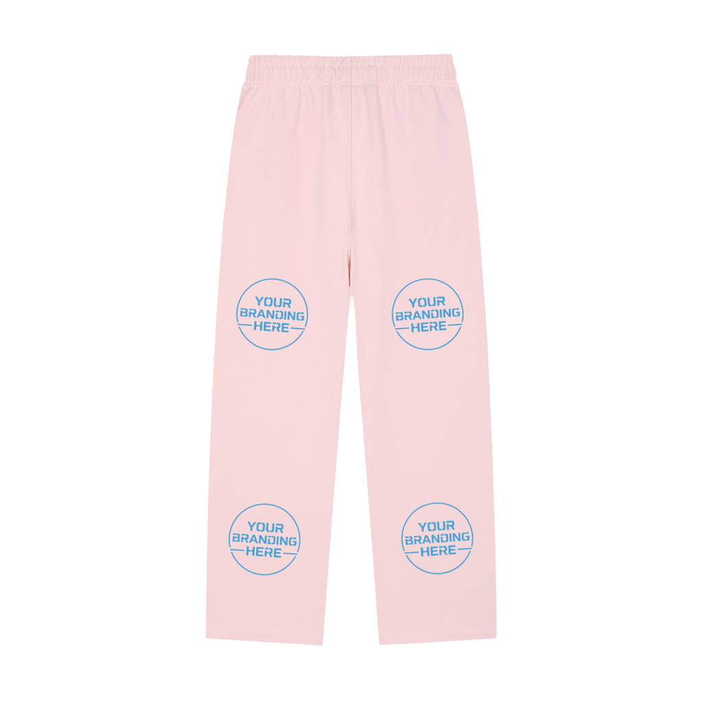 Solid Color Straight-Leg Sweatpants - RK0011-C001-V2