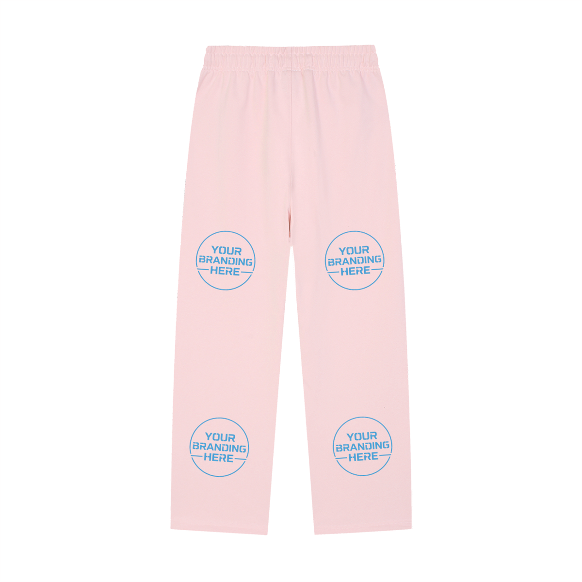 Solid Color Straight-Leg Sweatpants - RK0011-C001-V2