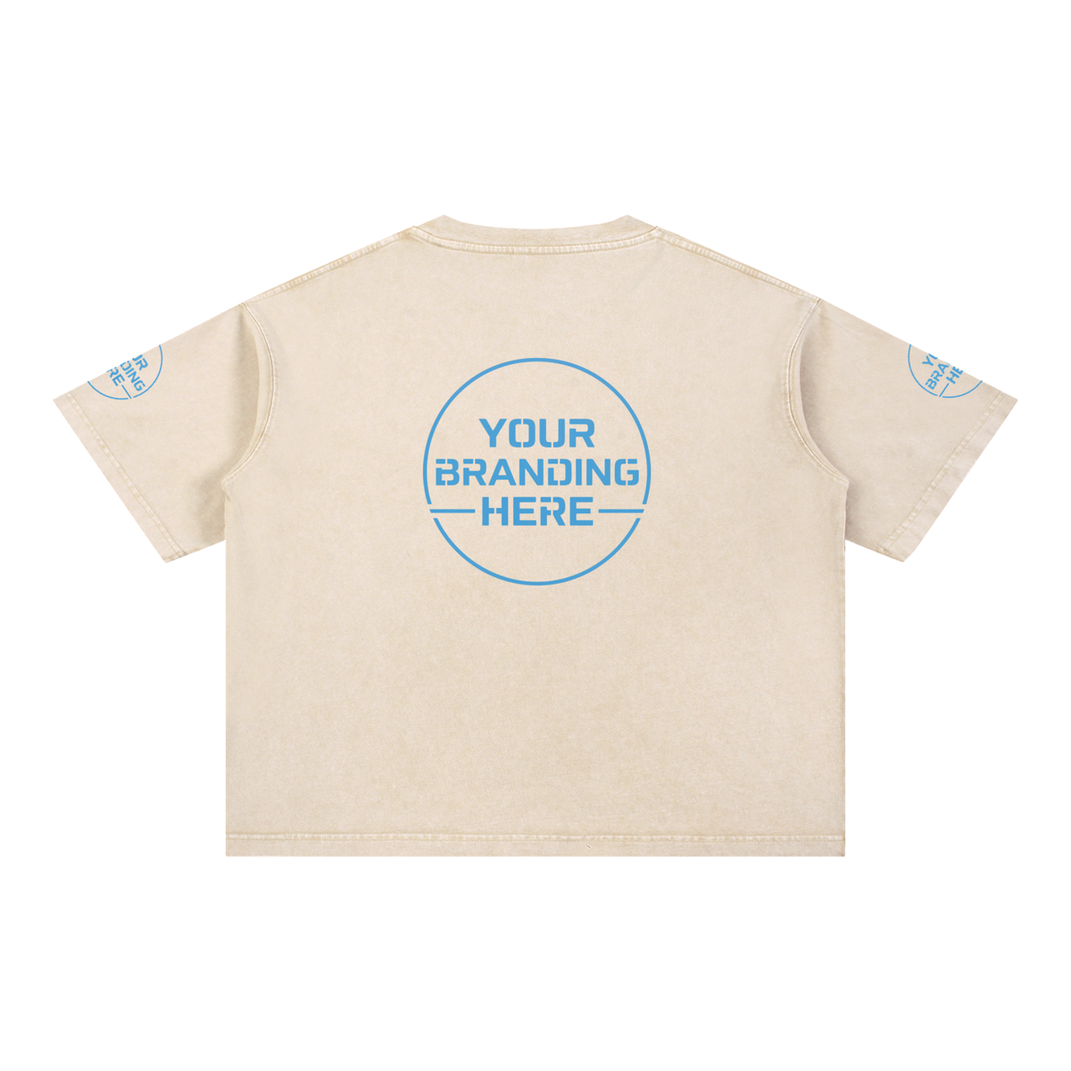 Mineral Wash Boxy Cotton T-Shirt - RT0076-C001-V4