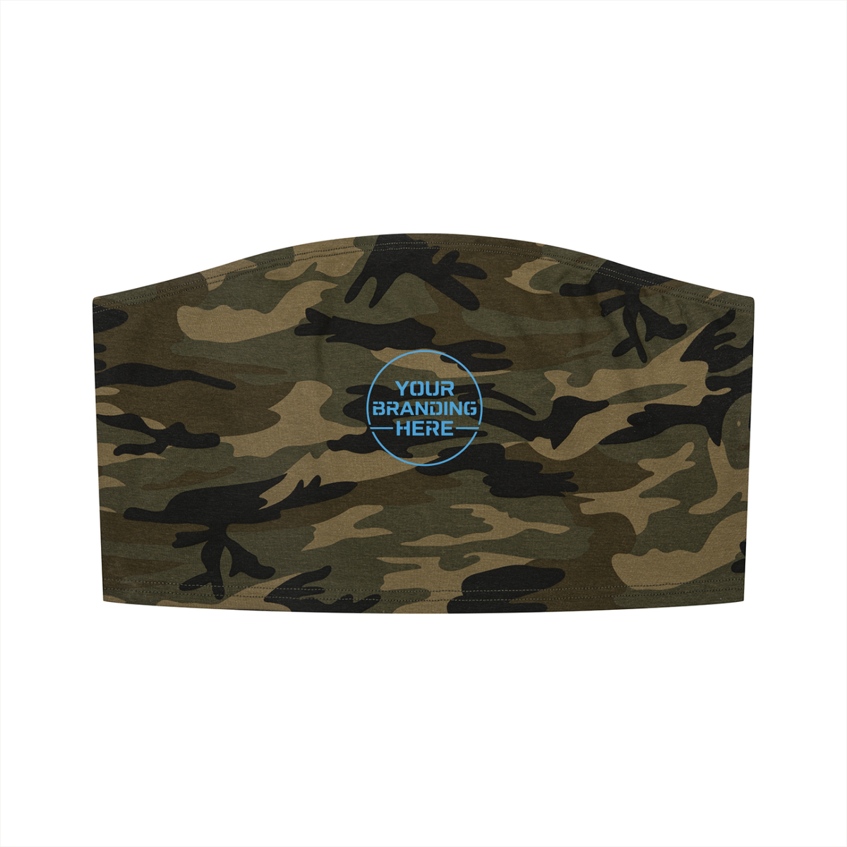 Women’s Camo Cropped Tube Top - WT0210-C001-V2