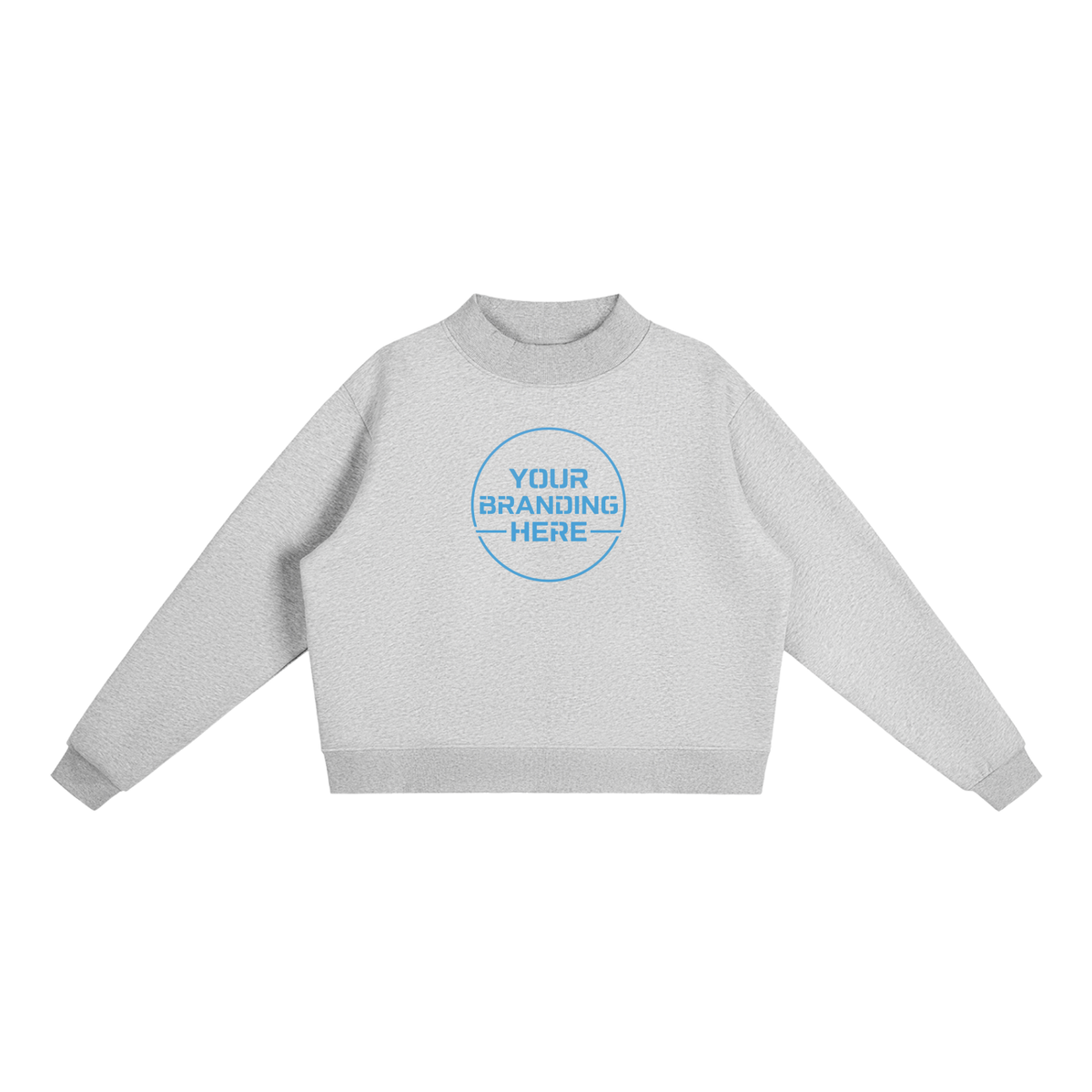 Essential Fleece Mock-Neck Crew Sweatshirt - WW0004-P001-V4