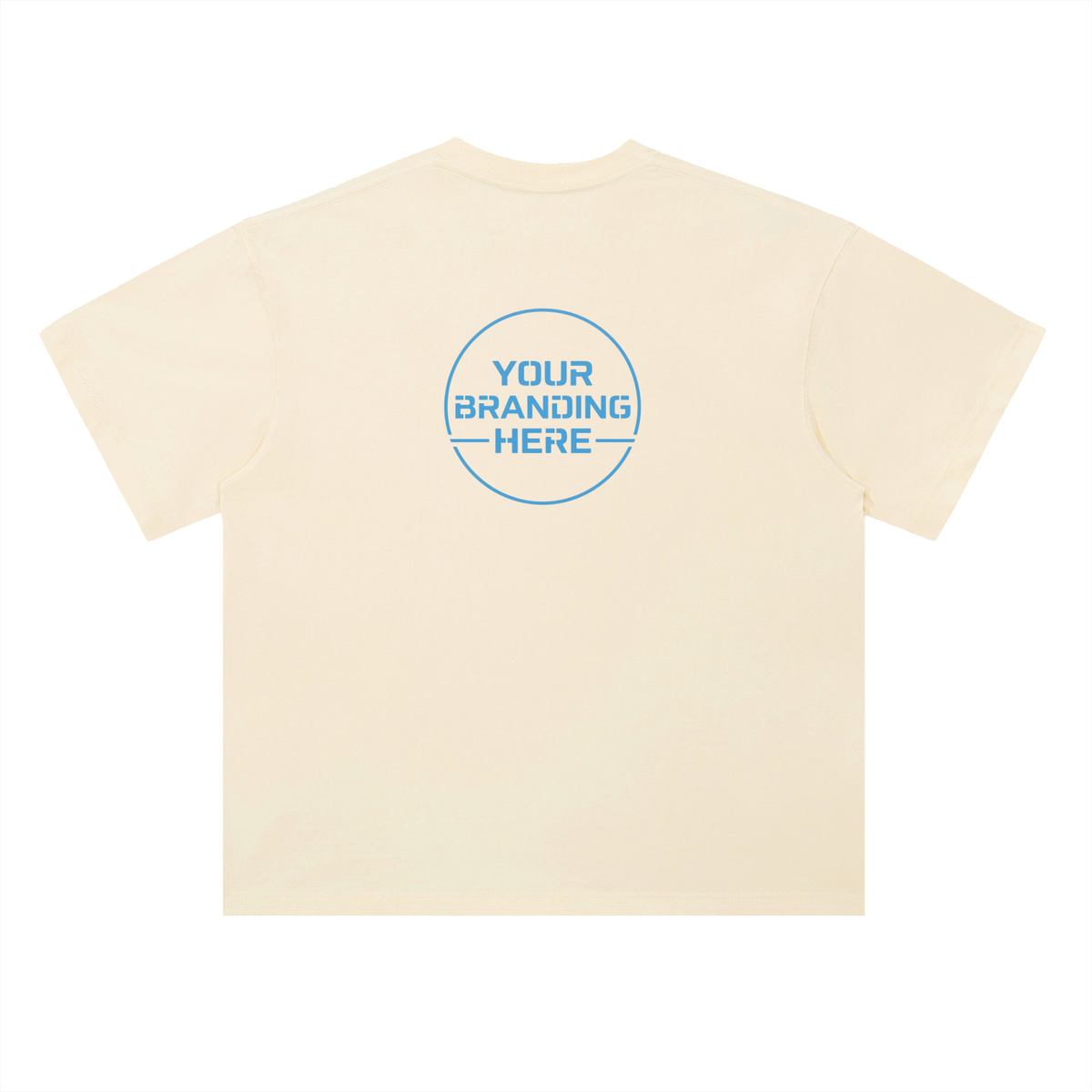 Heavyweight Drop Shoulder Cotton T-Shirt - RU0014-C001-V7