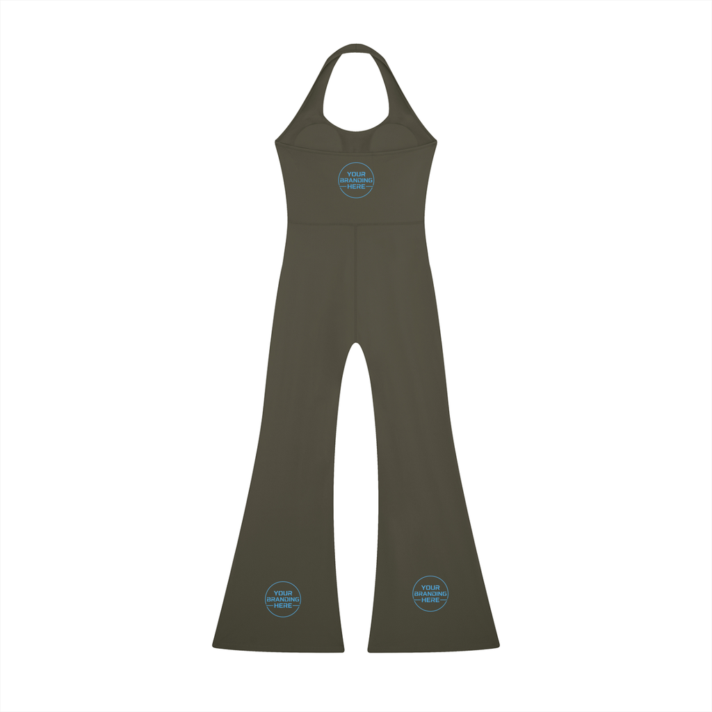 Women’s Halter Flared Jumpsuit - WO0013-P001-V2