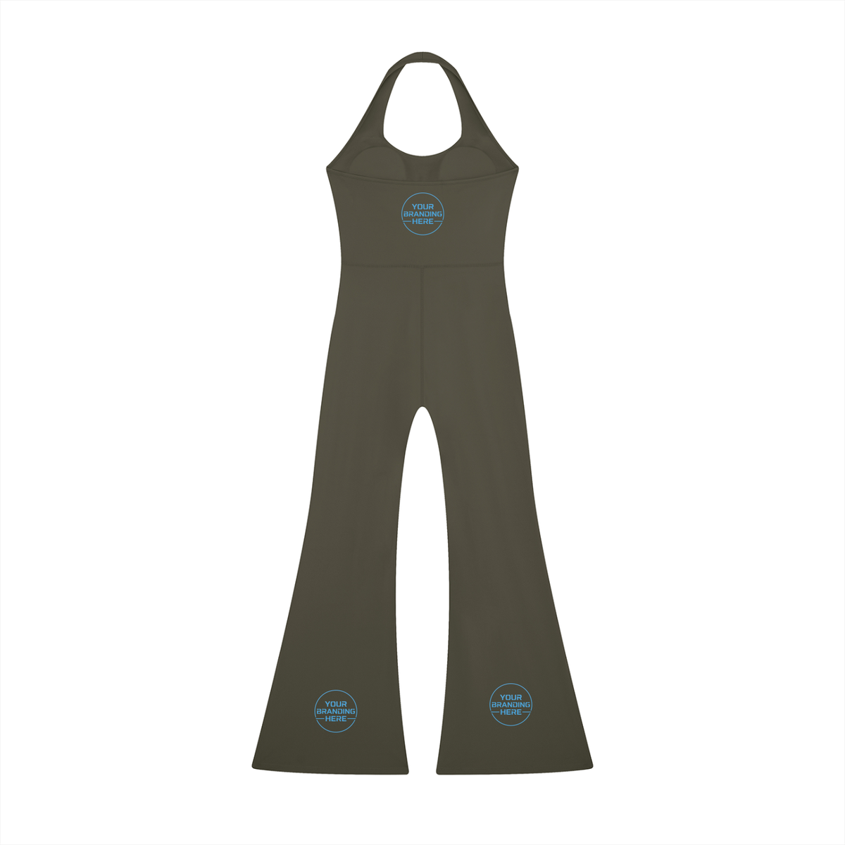 Women’s Halter Flared Jumpsuit - WO0013-P001-V2