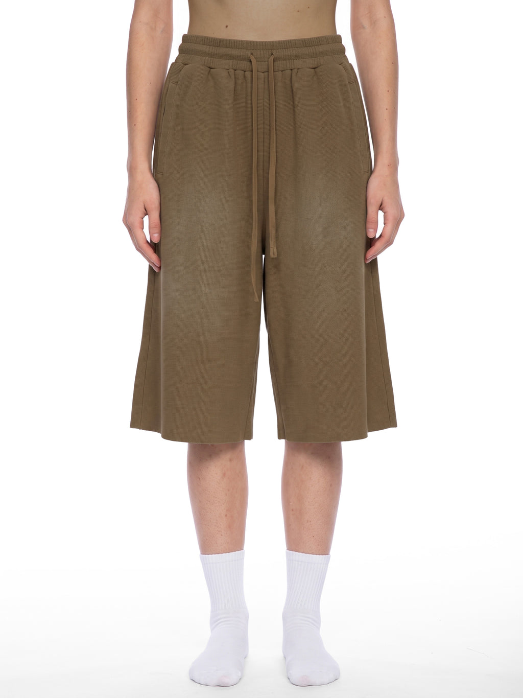 Unisex Sunfade Raw Edge Shorts - UB0069-C001-V3