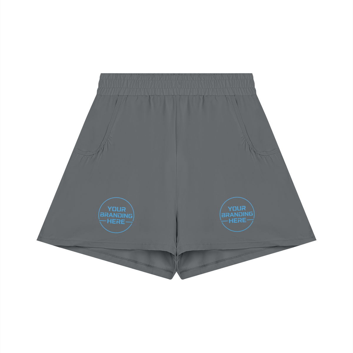 Women's Ruched Yoga Shorts - WB0100-P001-V2