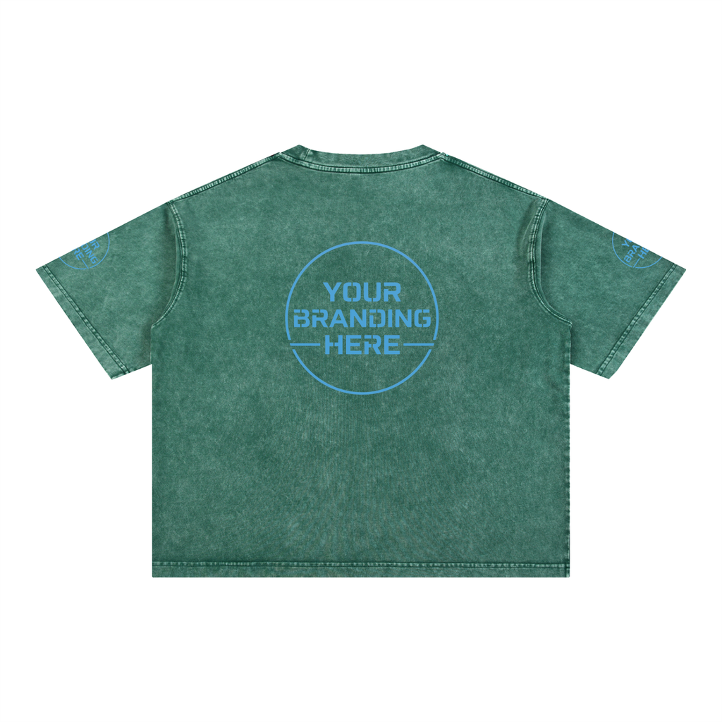 Mineral Wash Boxy Cotton T-Shirt - RT0076-C001-V4