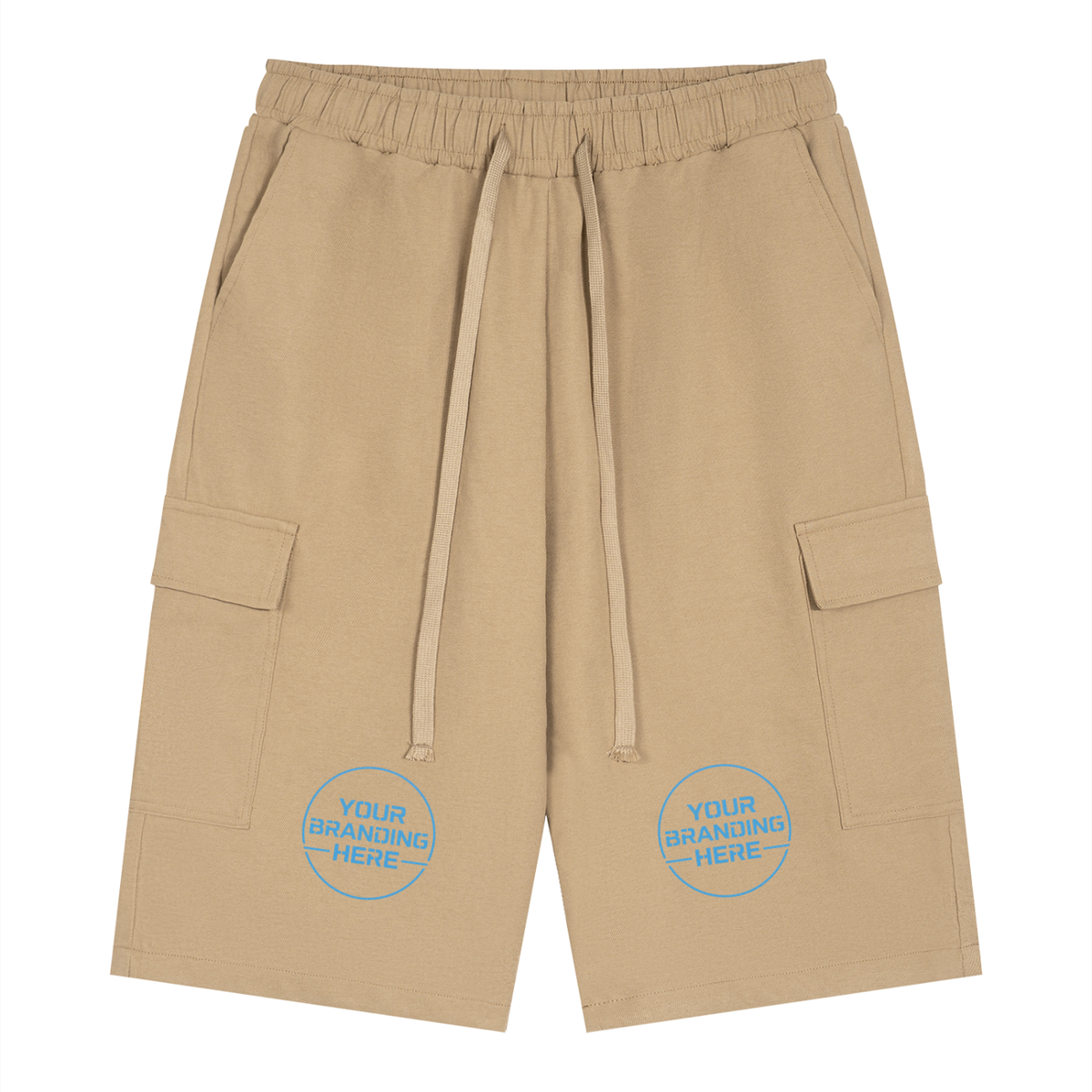 Unisex Drawstring Cargo Shorts - UB0025-P001-V2