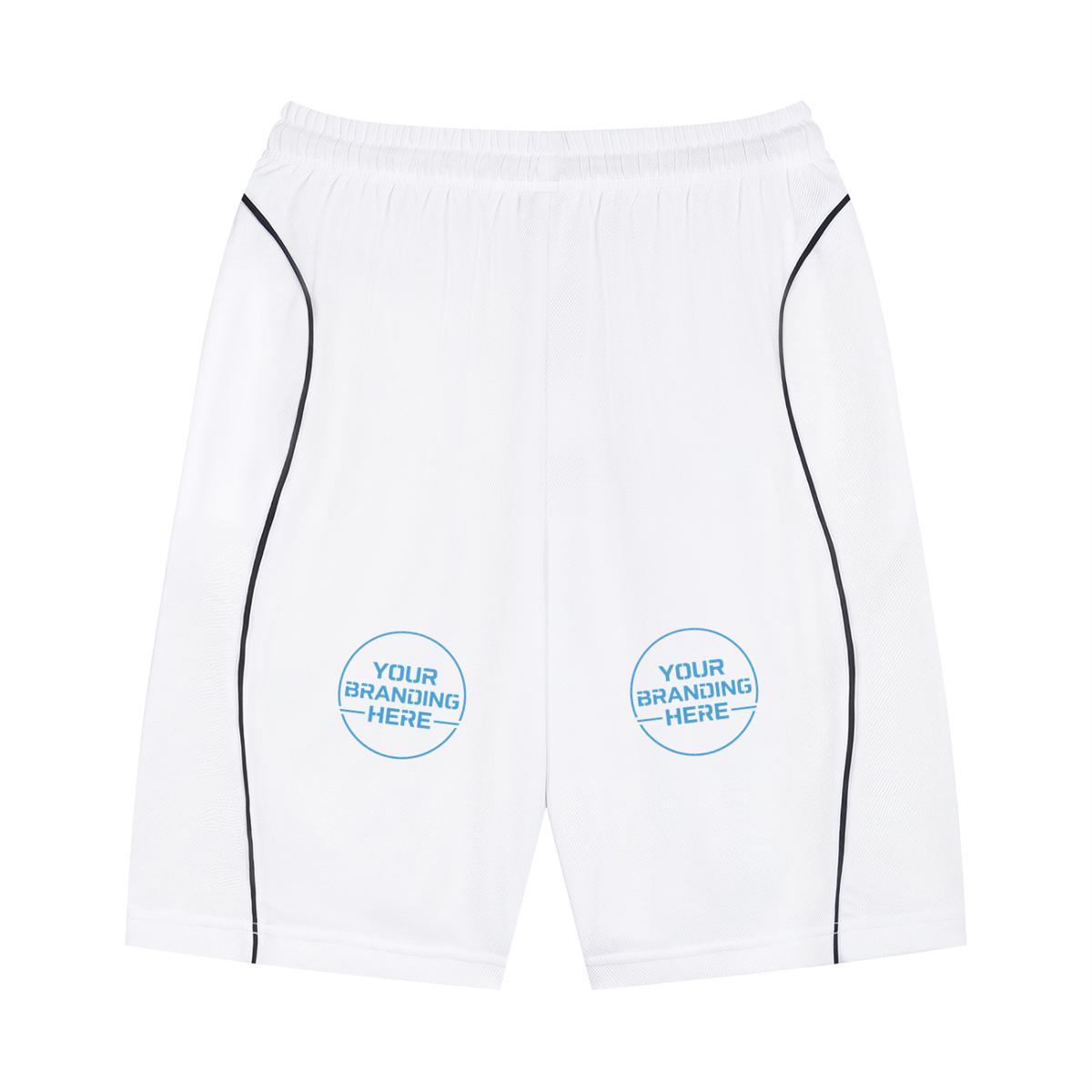 Unisex Piping Drawstring Shorts - UB0022-C001-V2
