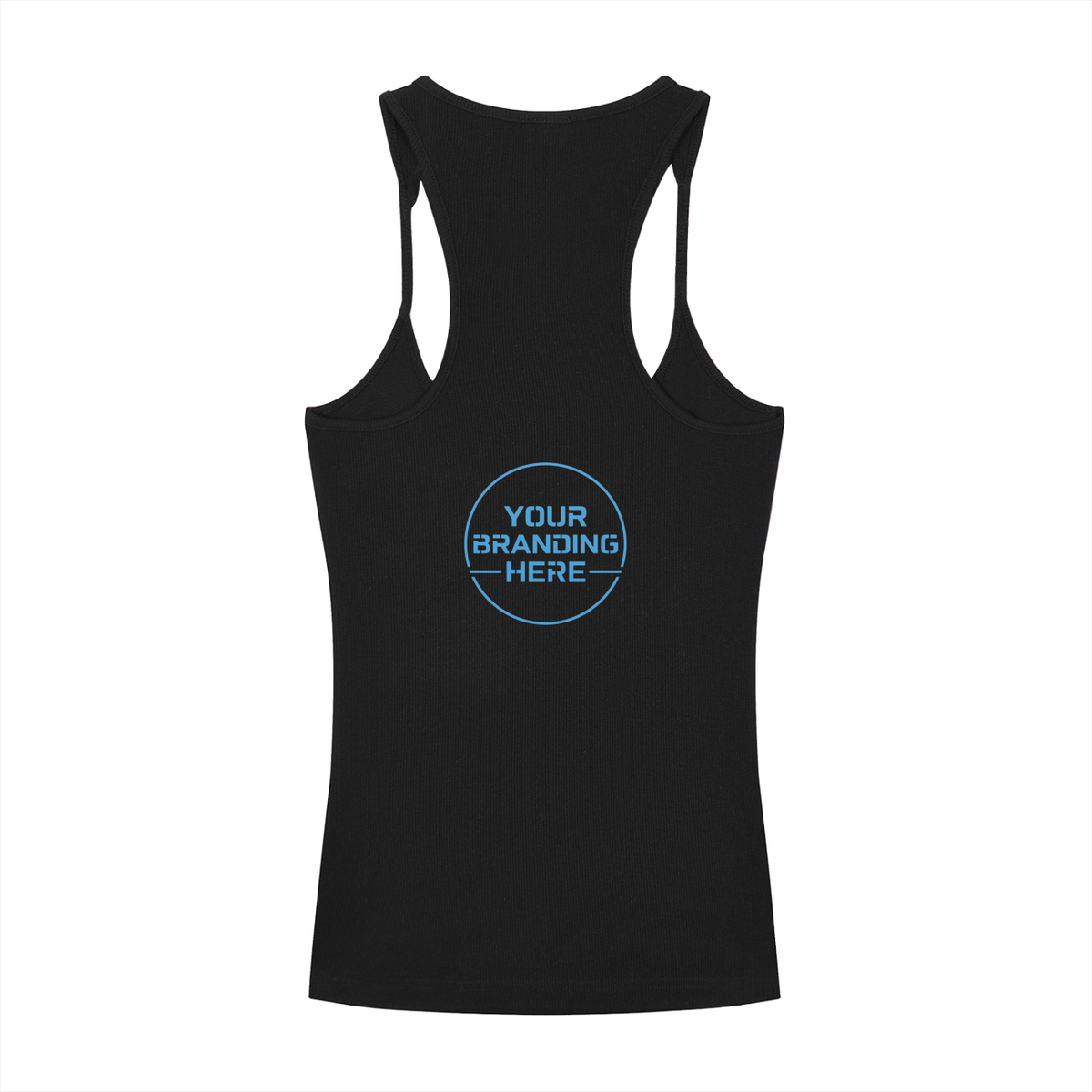 Slim Fit Ribbed Racerback Tank Top - RB0017-C001-V3