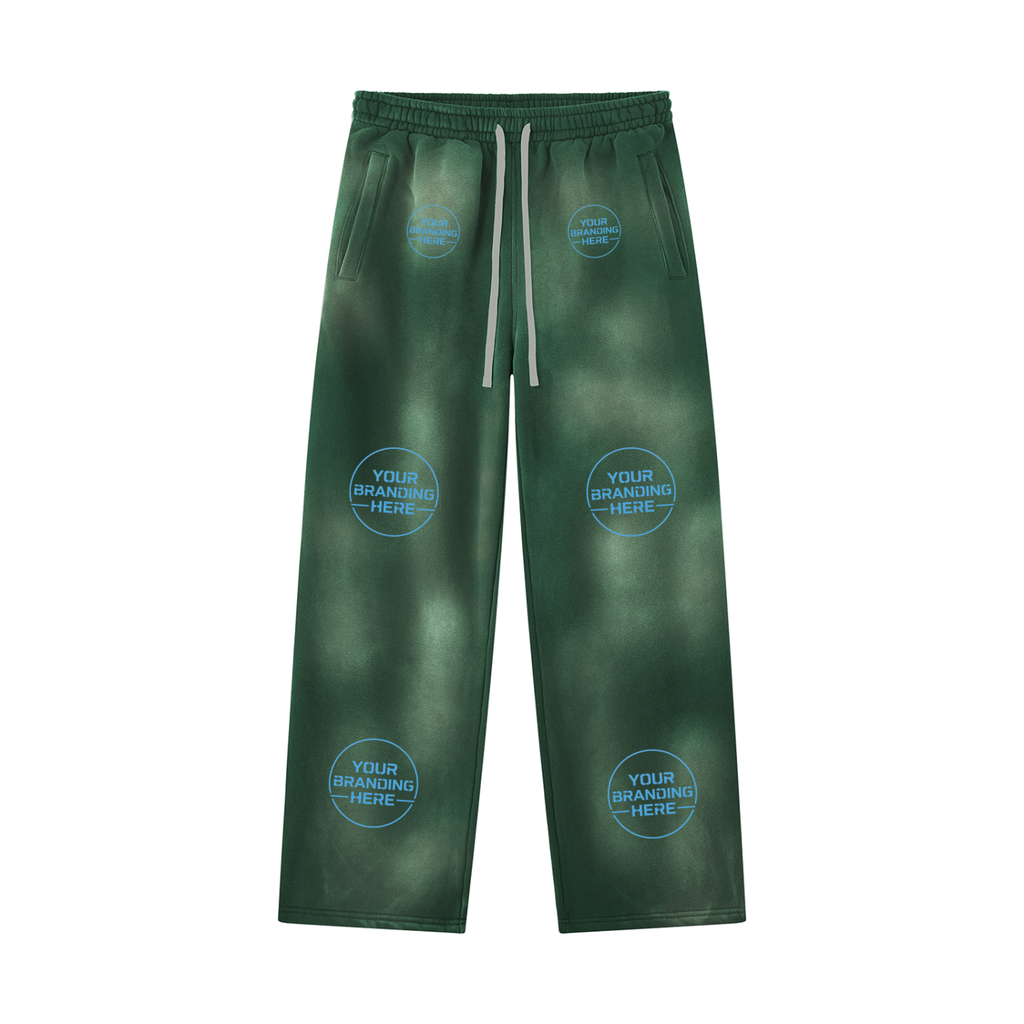 Unisex Sunfade Wide Leg Fleece Sweatpants - UB0044-P001-V2