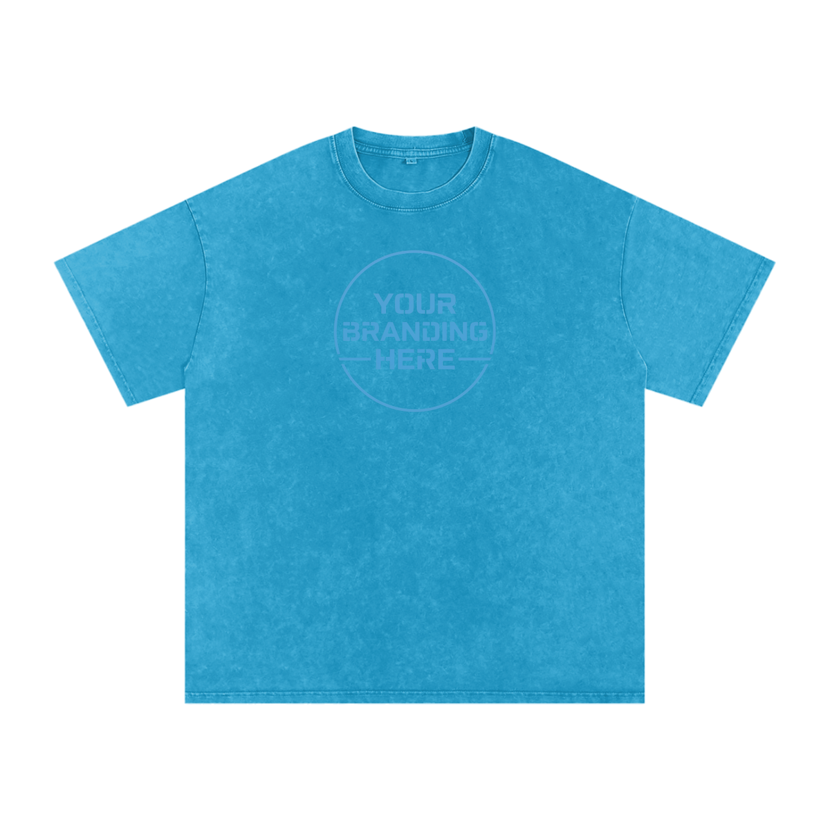Snow Washed Oversized Cotton T-Shirt - R00037-C001-V14