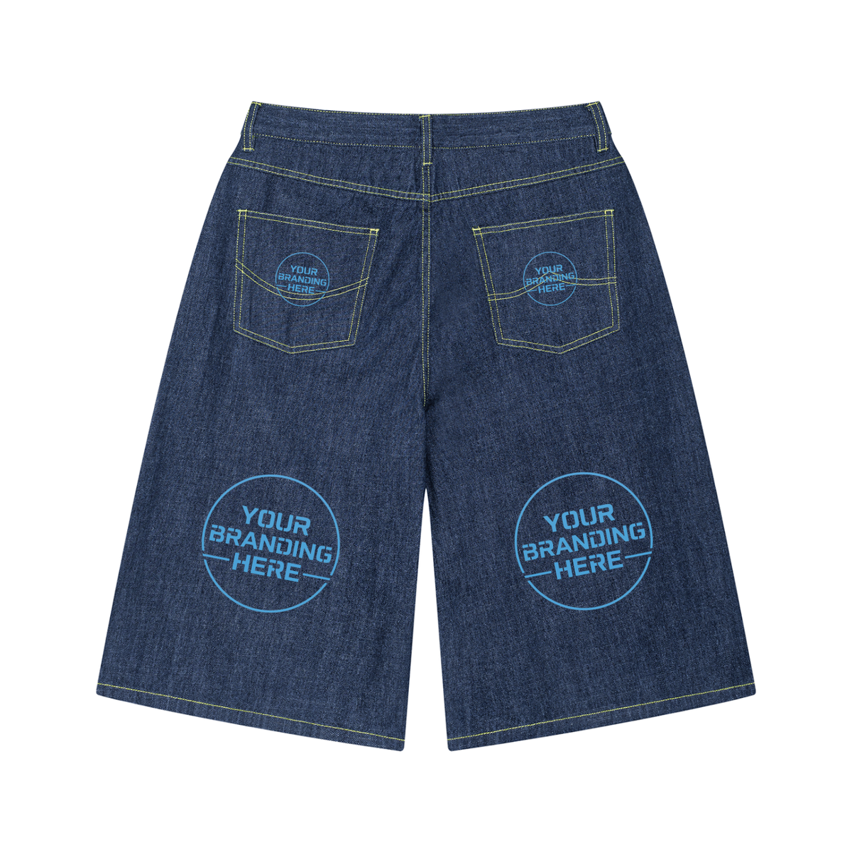 Men's Vintage Wash Denim Shorts - MB0045-C001-V2