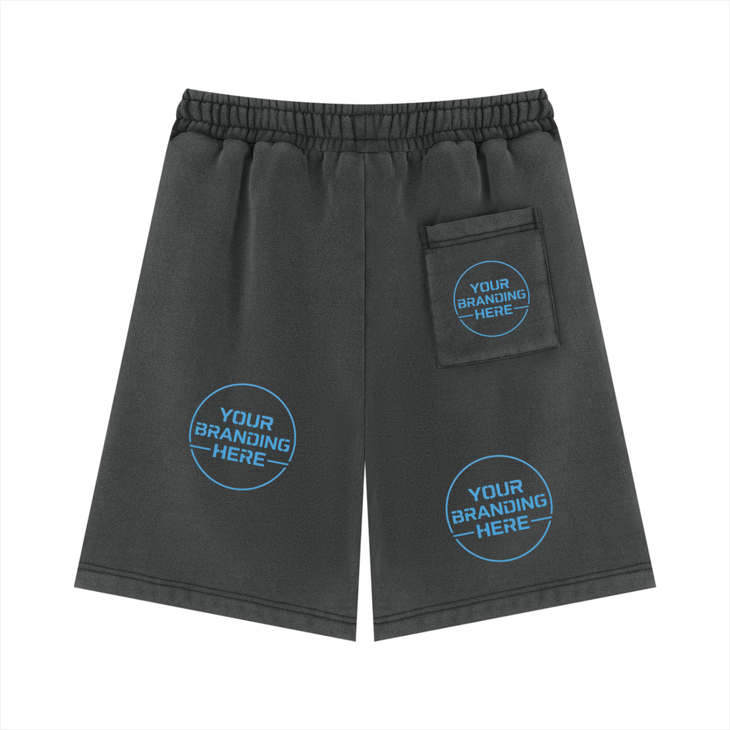 Unisex Vintage Wash Fleece Shorts - UB0053-C001-V2