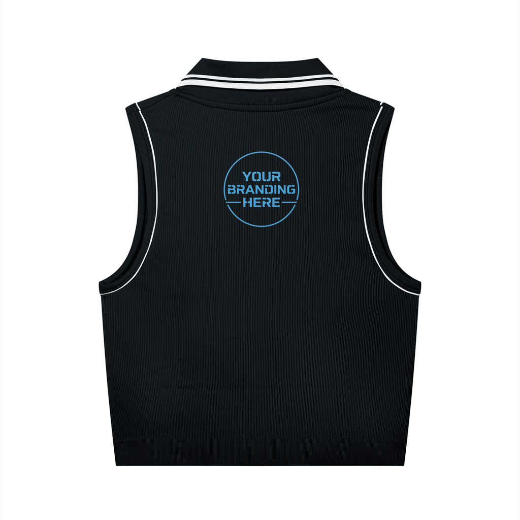 Women's Polo Yoga Tank Top - WT0188-O001-V2