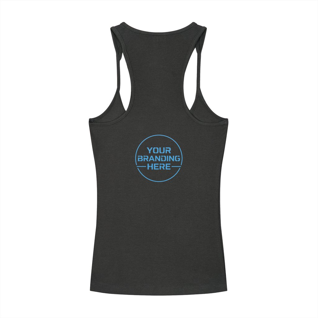 Slim Fit Ribbed Racerback Tank Top - RB0017-C001-V3