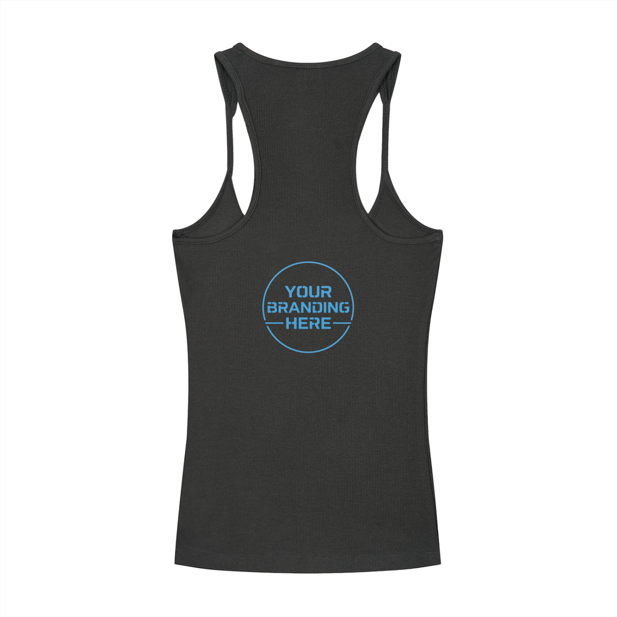 Slim Fit Ribbed Racerback Tank Top - RB0017-C001-V3