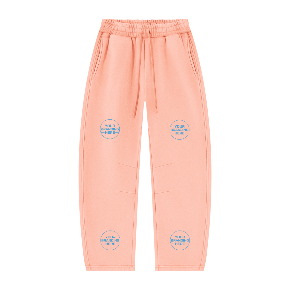 Unisex Vintage Wash Barrel Leg Fleece Sweatpants - UB0071-P001-V3