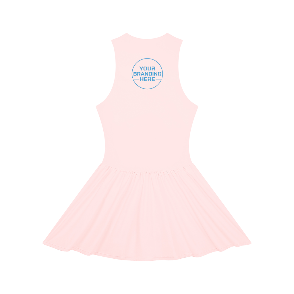 Women’s Ruched Sleeveless Full-Zip Dress - WO0015-O001-V2