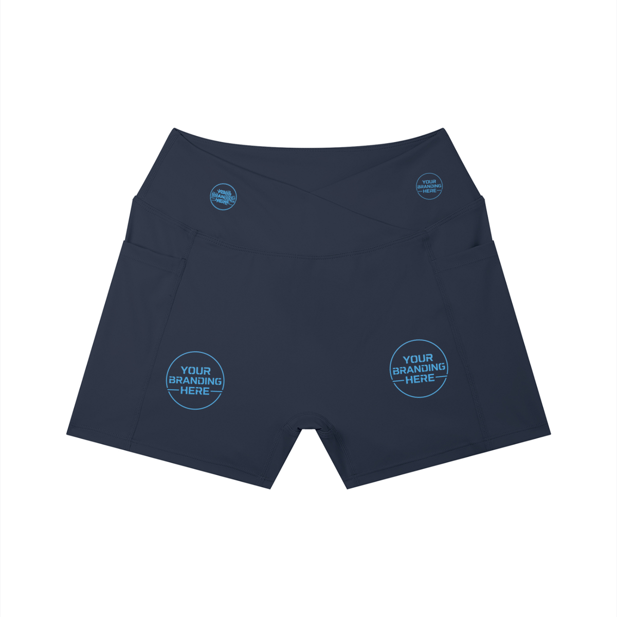 Women’s High Rise Pocket Yoga Shorts - WB0055-O001-V6