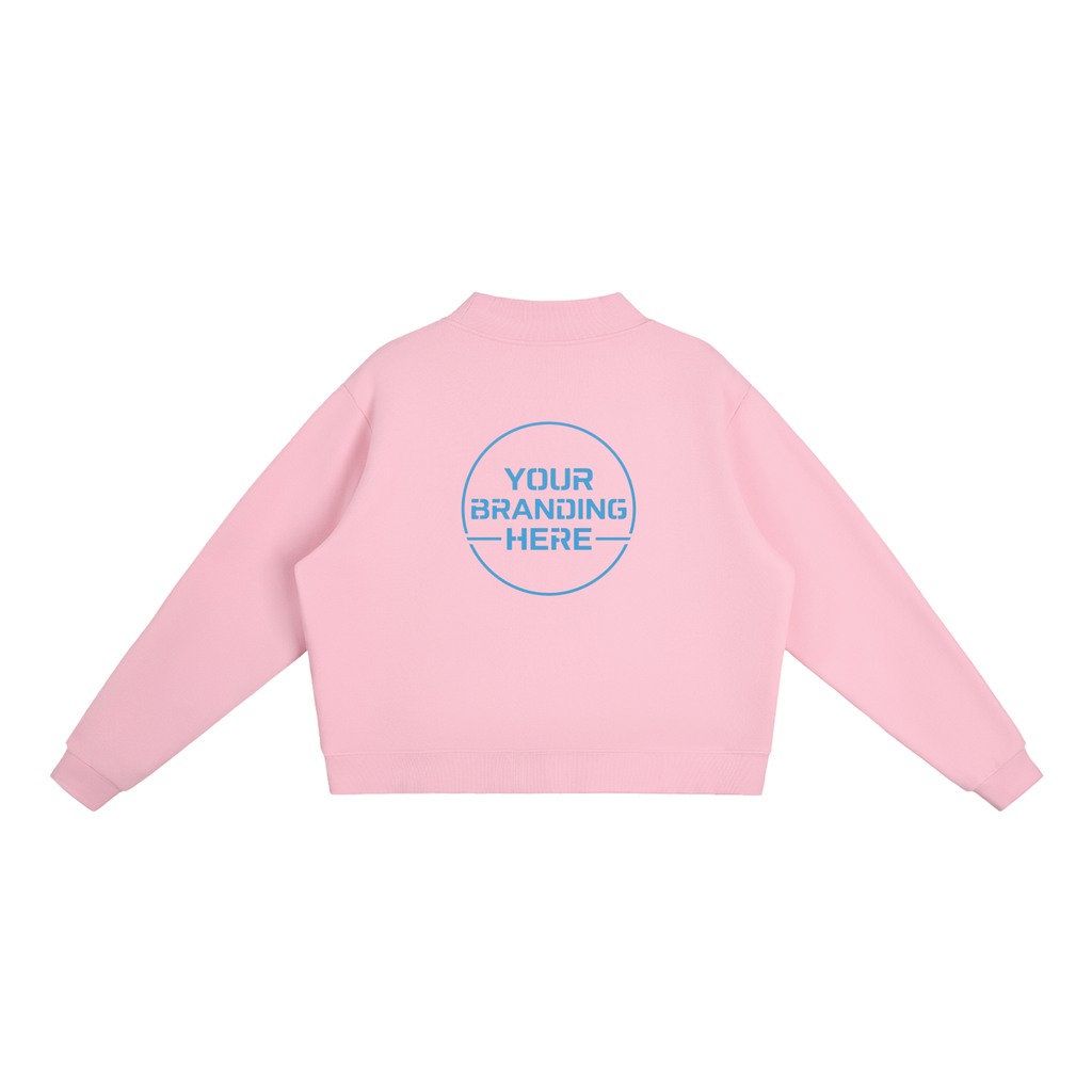 Essential Fleece Mock-Neck Crew Sweatshirt - WW0004-P001-V4