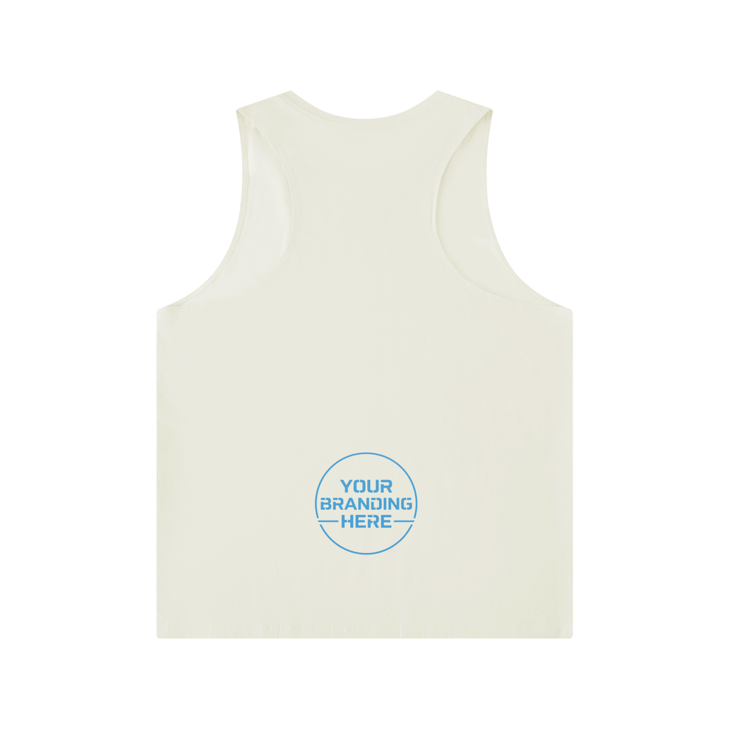 Men's Solid Color Crewneck Tank Top - MT0014-O001-V2