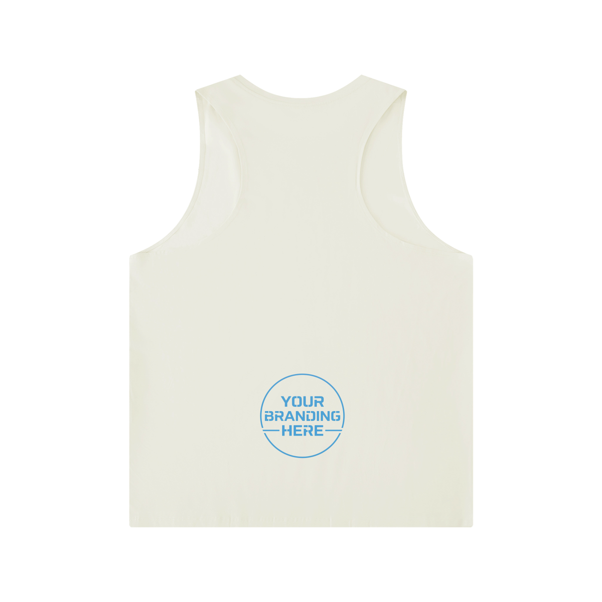 Men's Solid Color Crewneck Tank Top - MT0014-O001-V2