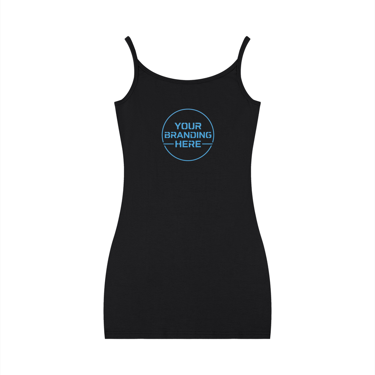 Women's Solid Tight Sleeveless Dress - WO0002-O001-V2